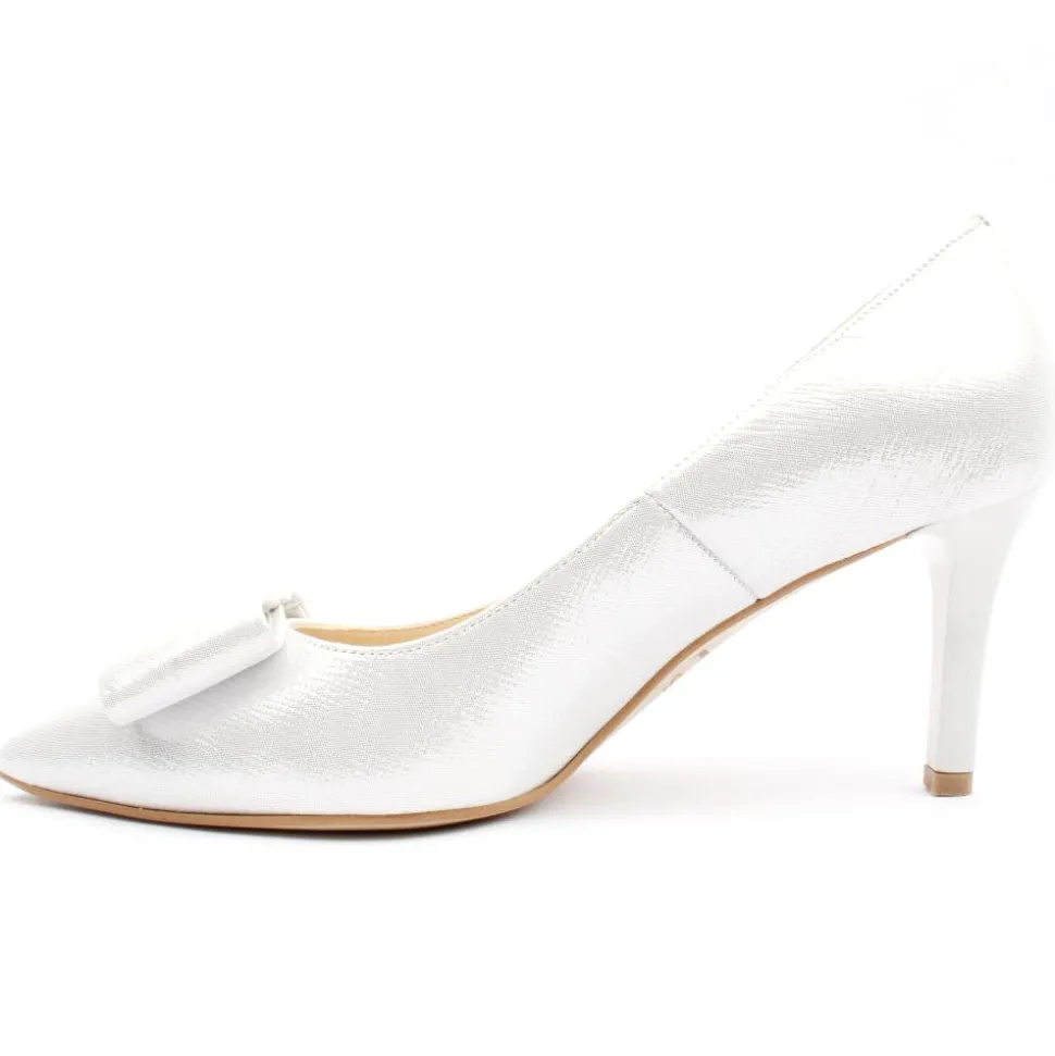 7411 442 Pointed Shoe - Silver Multi