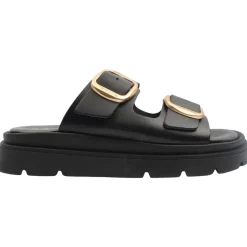 27239 Buckle Mule - Black