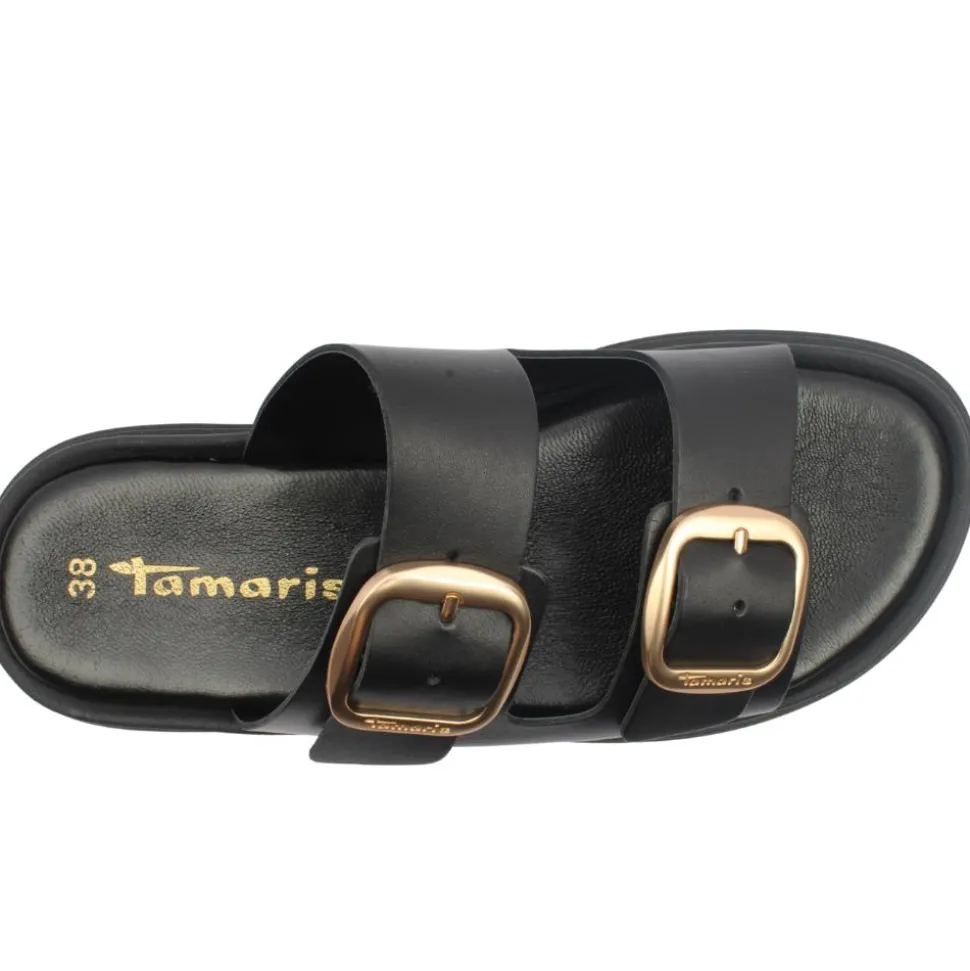 27239 Buckle Mule - Black