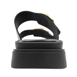 27239 Buckle Mule - Black