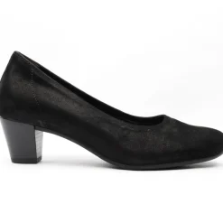 36180 Court Shoe - Black Sparkle