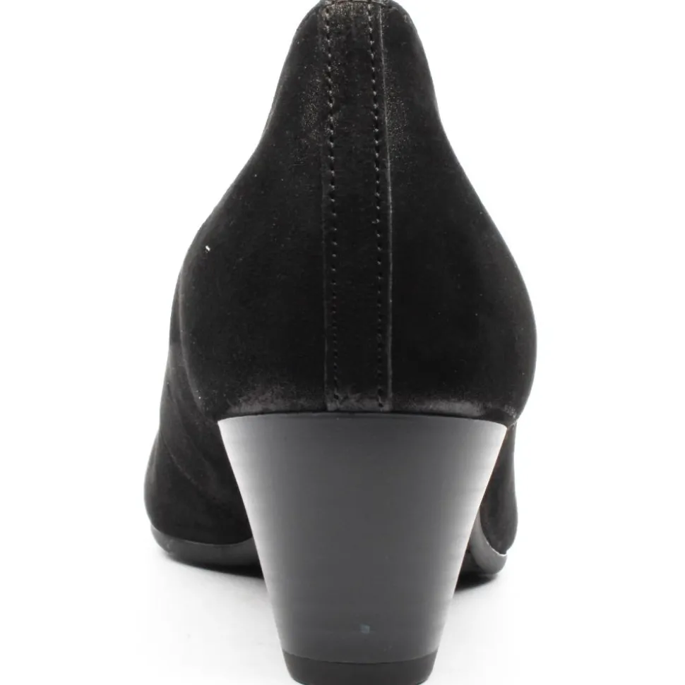 36180 Court Shoe - Black Sparkle
