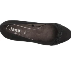 22465 Court Shoe - Black Suede