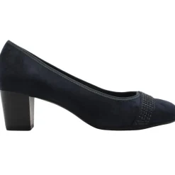 22465 Court Shoe - Navy Suede Nubuck