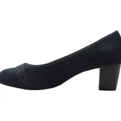22465 Court Shoe - Navy Suede Nubuck