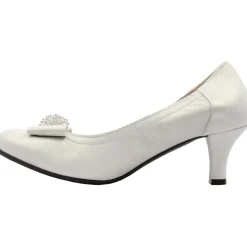 3047 Court Shoe - Silver