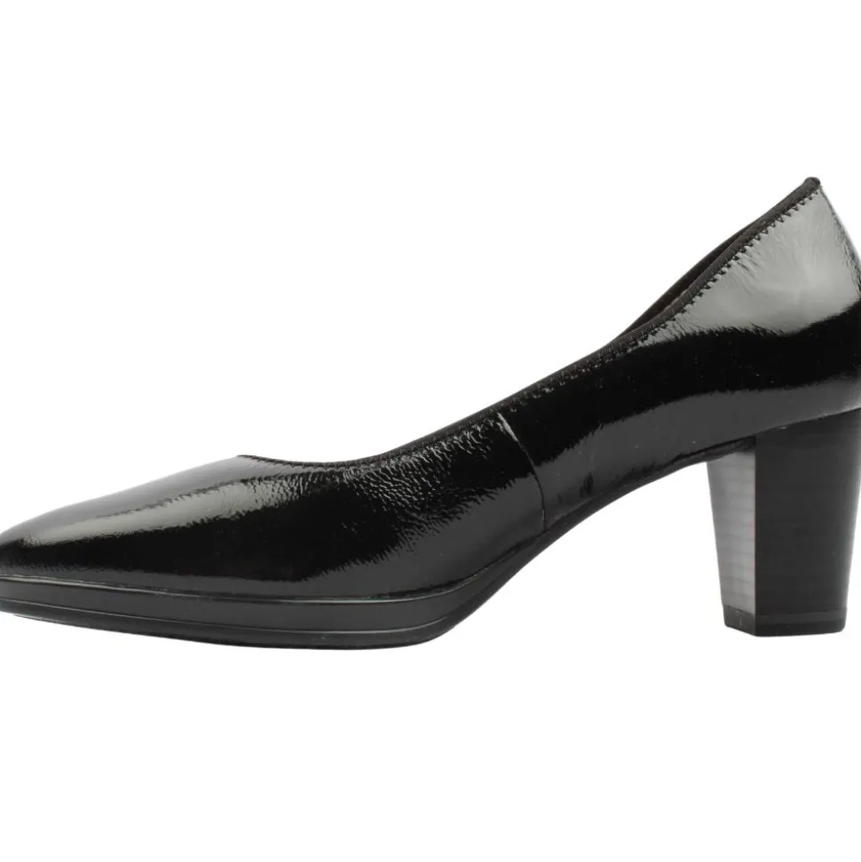 22400 Dress Court Shoe - Black Patent