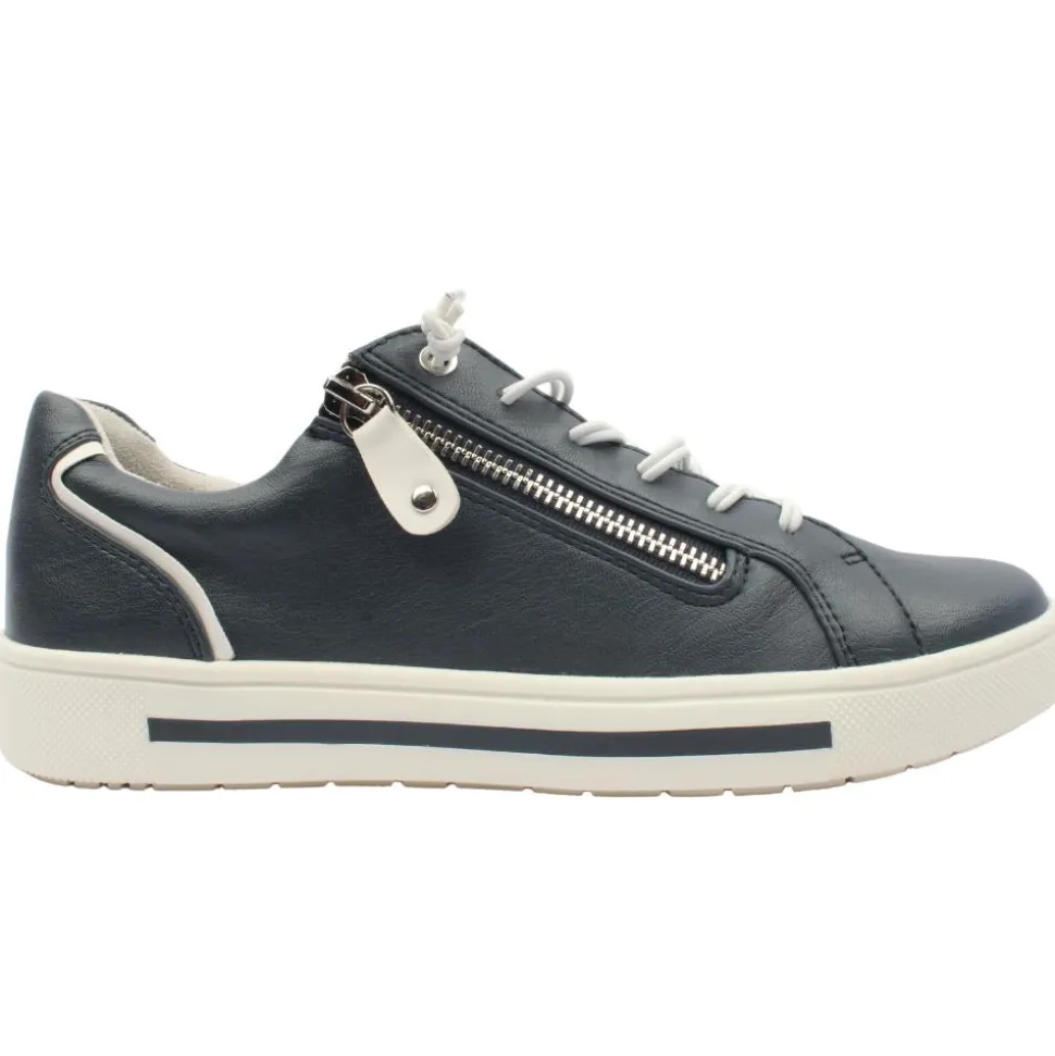 23660 Flat Shoe - Navy