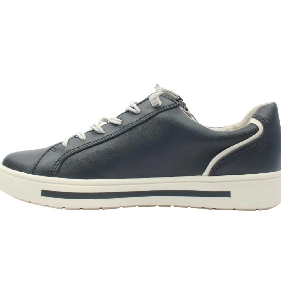 23660 Flat Shoe - Navy