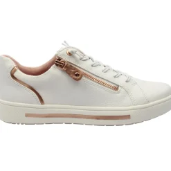 23660 Flat Shoe - White Gold