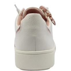 23660 Flat Shoe - White Gold