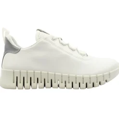 218203 Gruuv Laced Shoe - White Grey