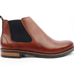 14653 Gusset Boot - Dark Tan