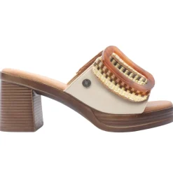 172522 Heeled Mule - Beige