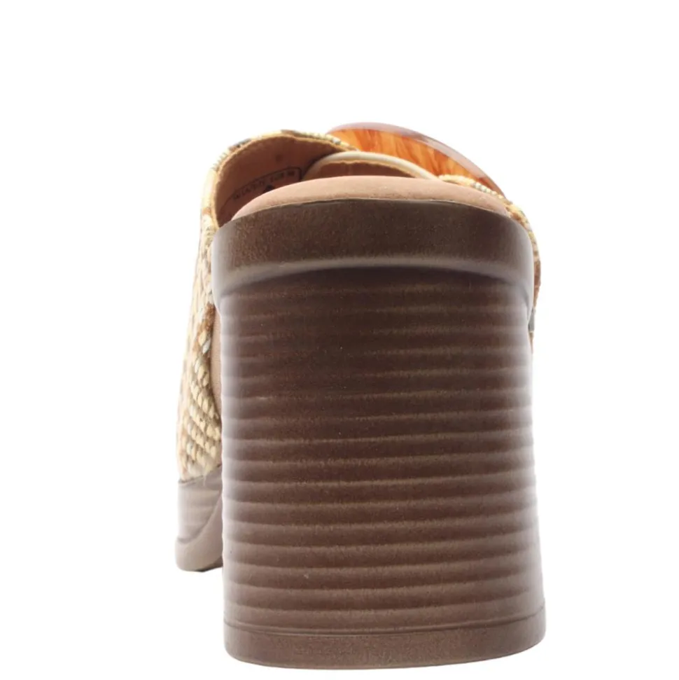 172522 Heeled Mule - Beige