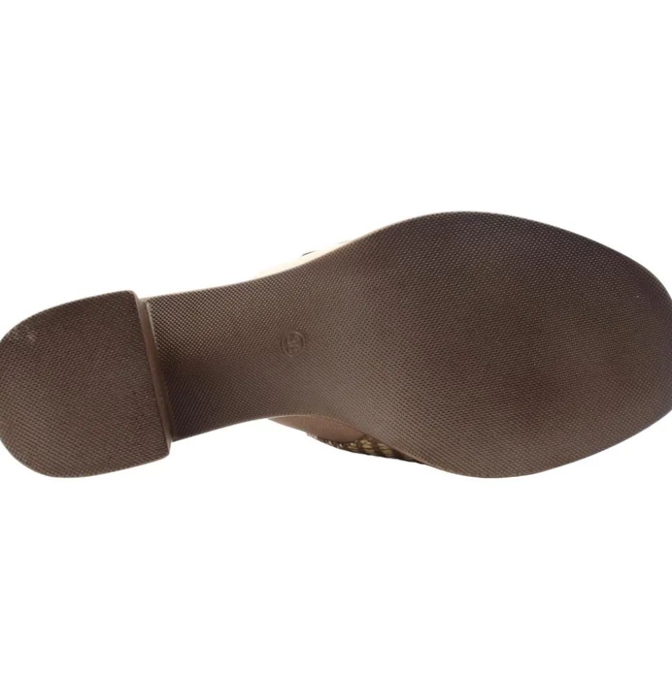 172522 Heeled Mule - Beige