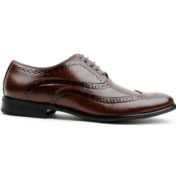 127 Laced Dress Shoe - Dark Brown