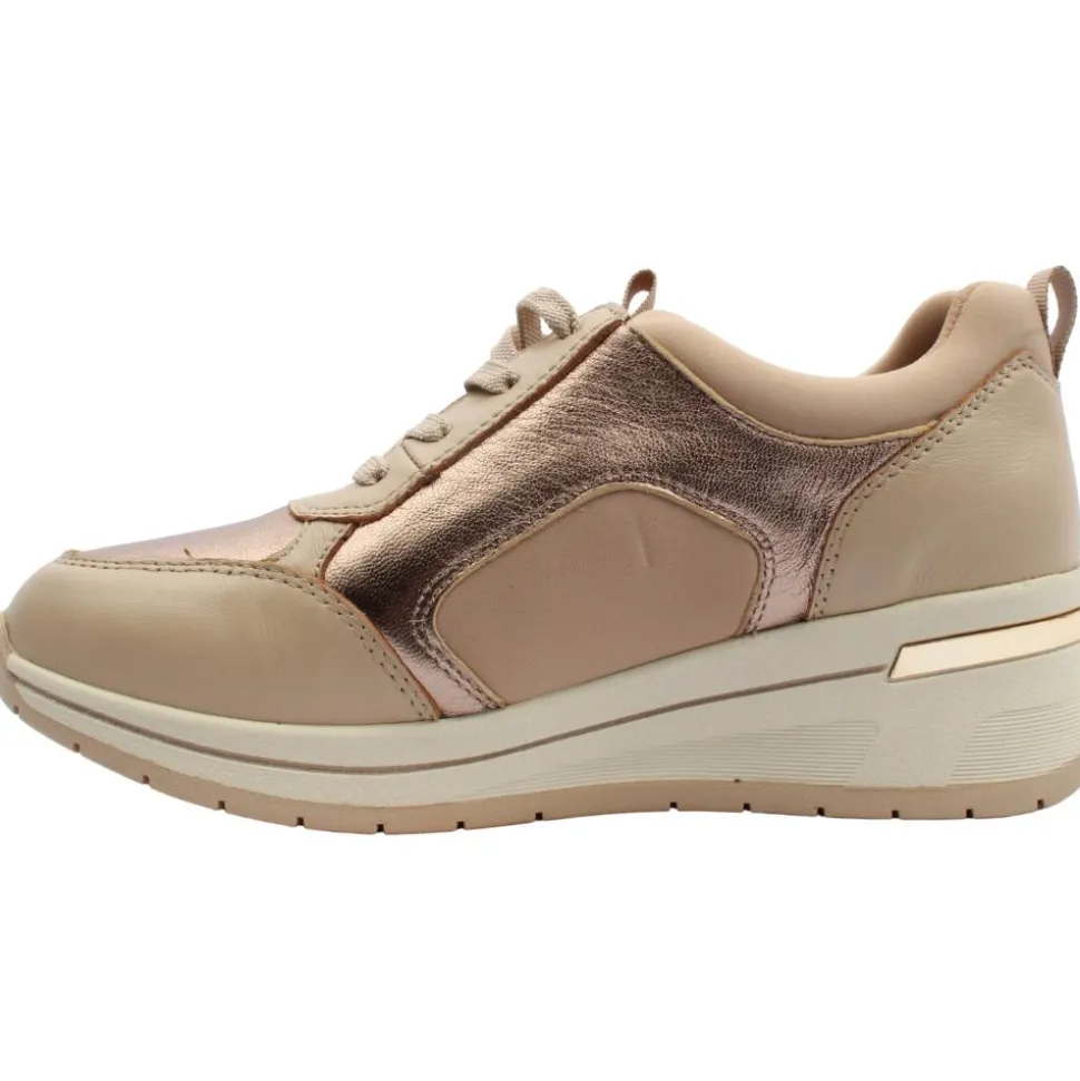 23304 Laced Shoe - Beige Multi