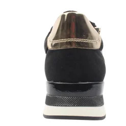 23749 Laced Shoe - Black Gold