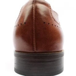 -176 Laced Shoe - Dark Tan