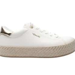 23713 Laced Shoe - White Gold