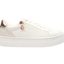 23313 Laced Shoe - White Gold