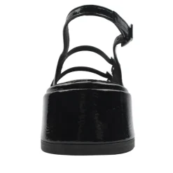 29510 Low Sling Back - Black Patent