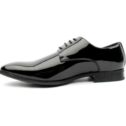 190 Mens Shoe - Black Patent