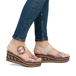 68176 Sandal - Beige Multi