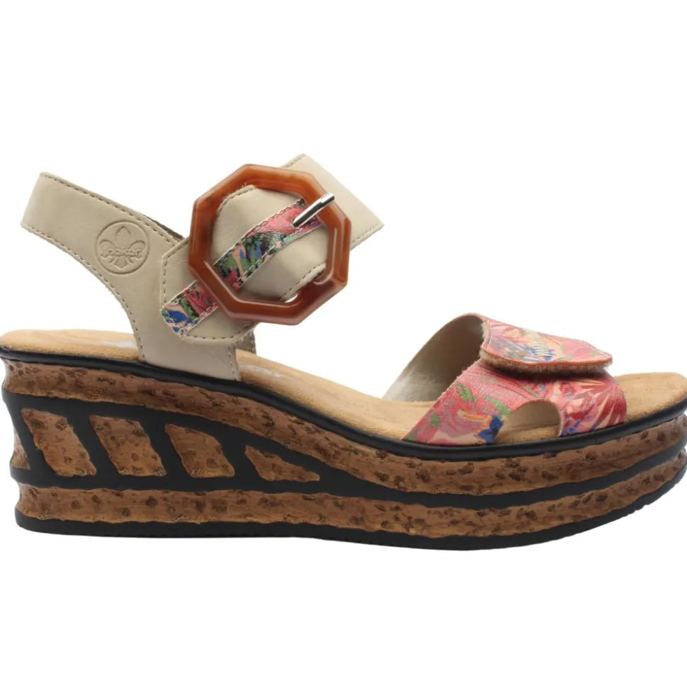 68176 Sandal - Beige Multi