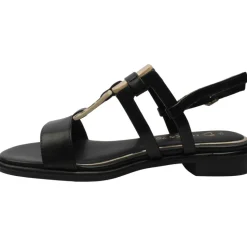 28106 Sandal - Black/Leopard