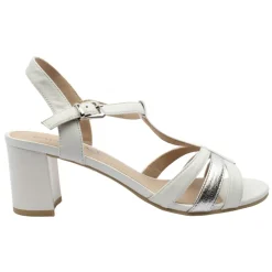 28308 Sandal - White Silver