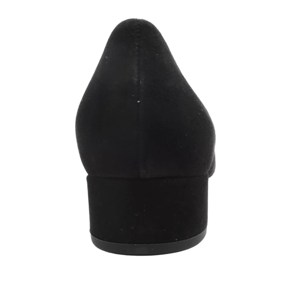 51323 Shoe - Black Suede