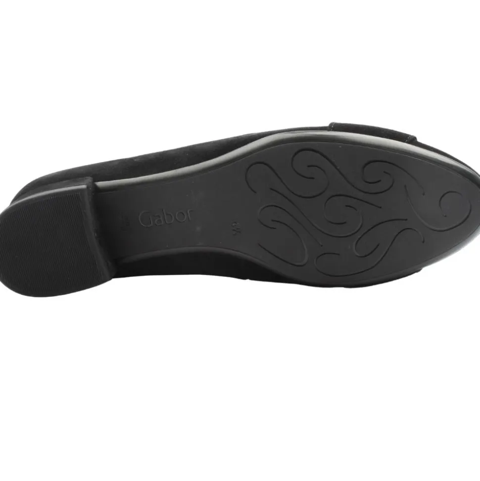 51323 Shoe - Black Suede