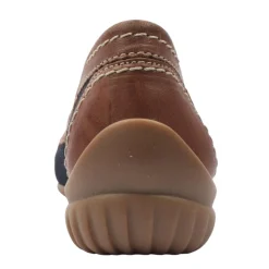 66090 Shoe - Navy/Tan