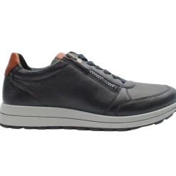 24501 Shoe - Navy/Tan