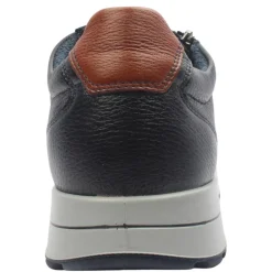 24501 Shoe - Navy/Tan