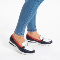 50638 Shoe - Navy/White