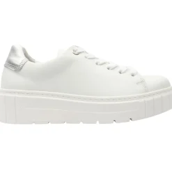 66410 Shoe - White Silver