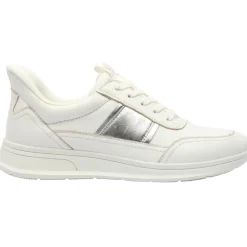 23303 Shoe - White Silver