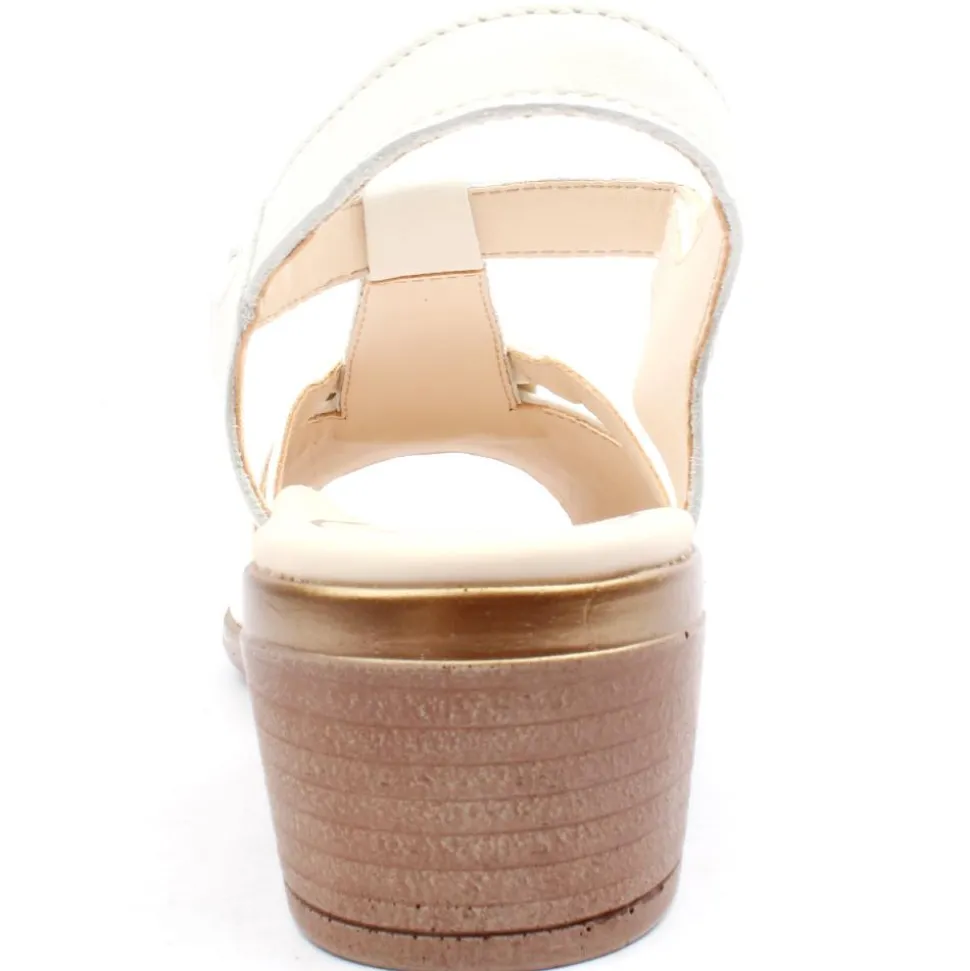 35730 Strap Sandal - Cream