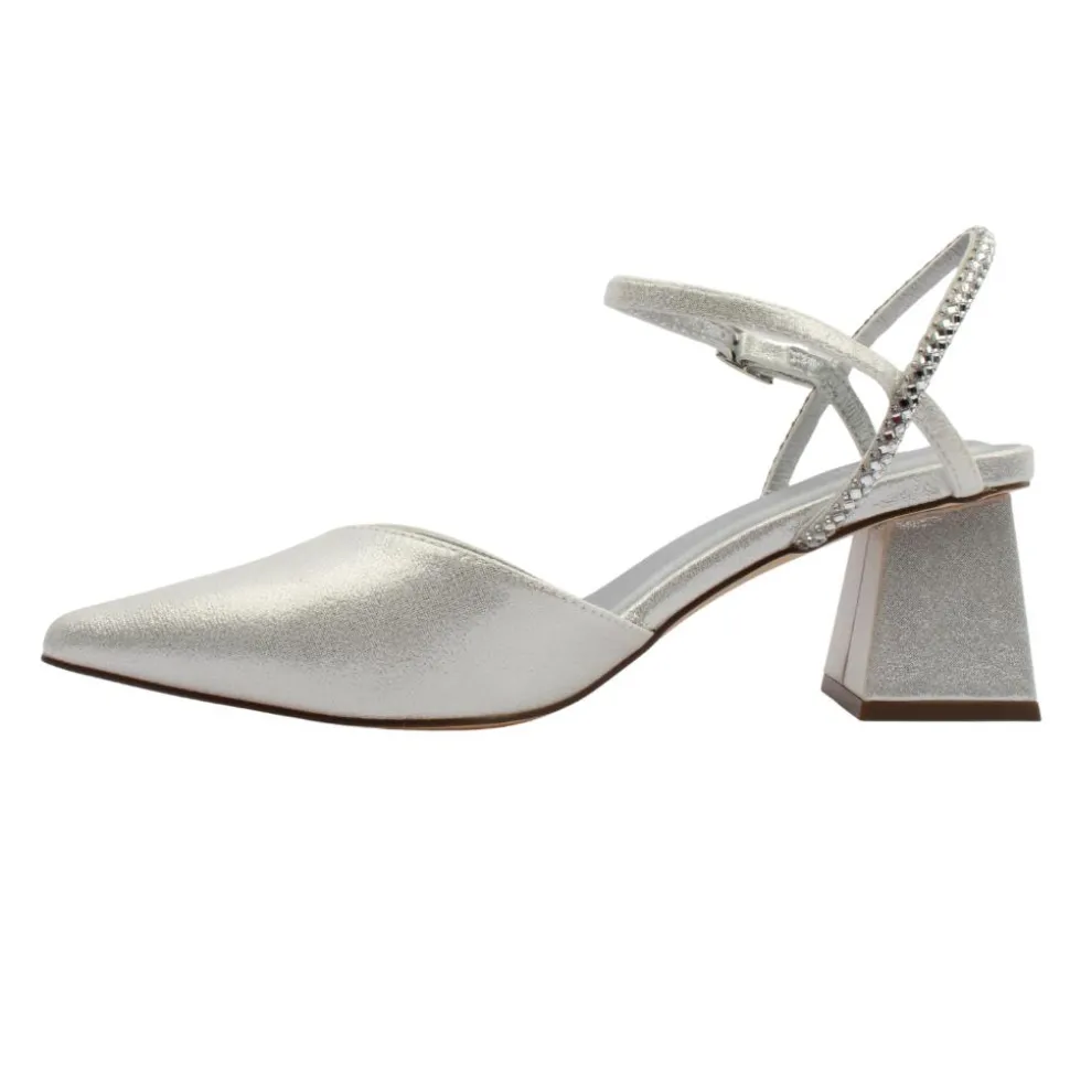 25762 Strap Shoe - Silver