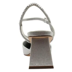 25762 Strap Shoe - Silver