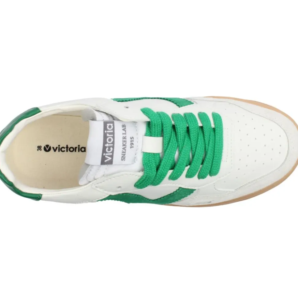 1257129 Trainer - White Green