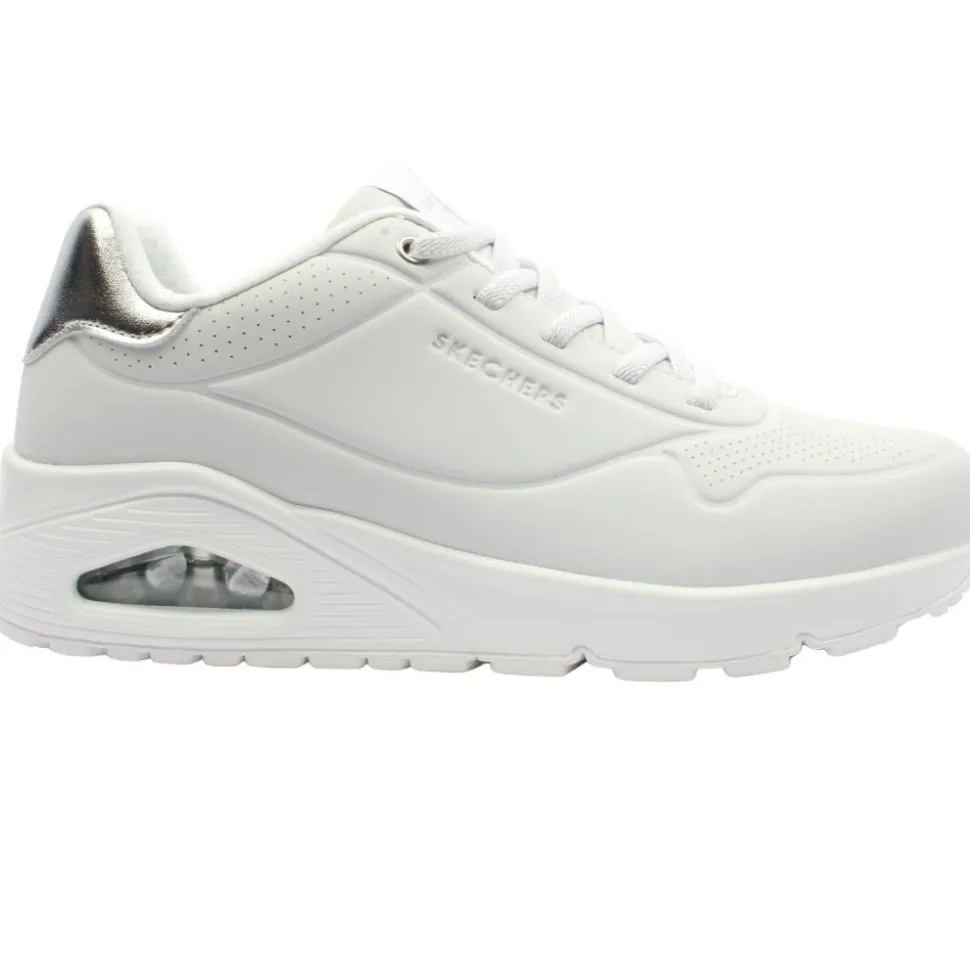 155196 Uno Runner - White Silver