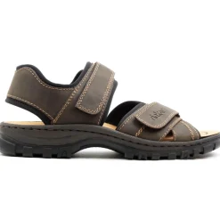 25051 Velcro Sandal - Brown