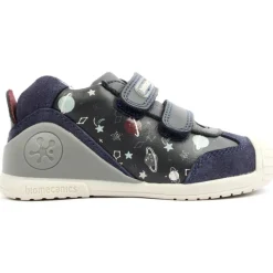 231129 Velcro Shoe - Navy Multi