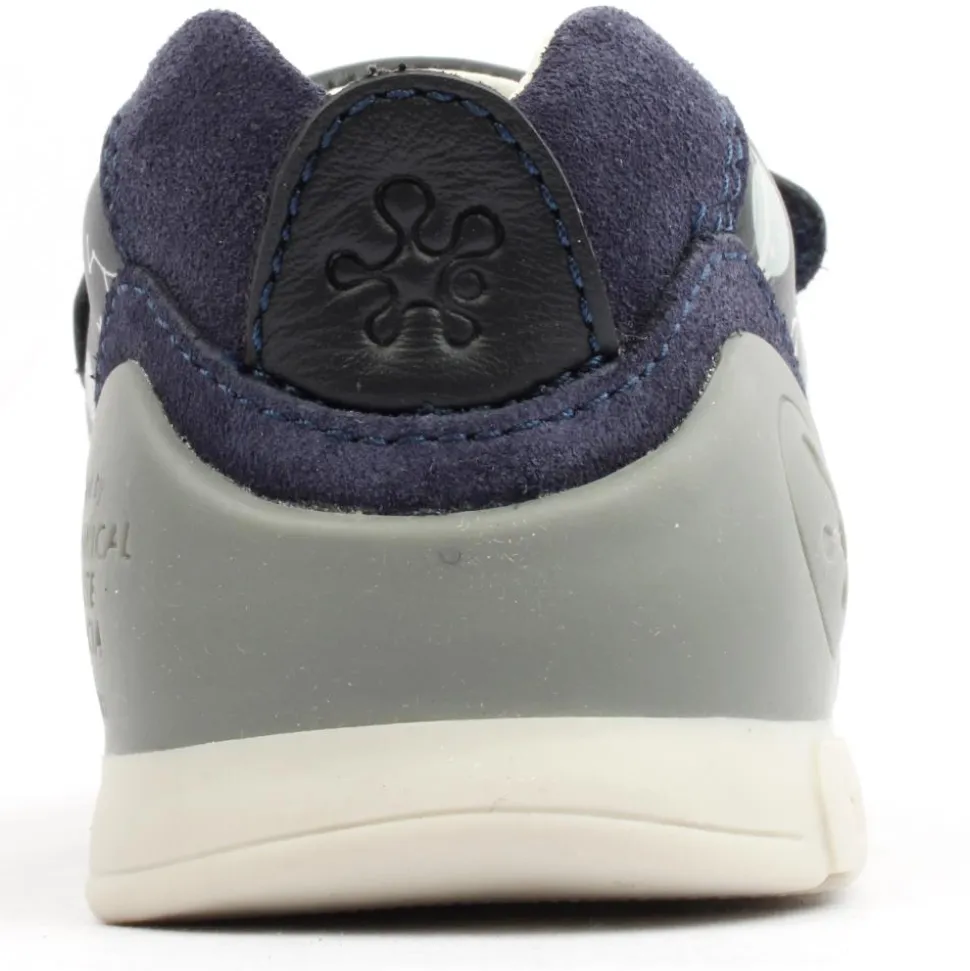 231129 Velcro Shoe - Navy Multi