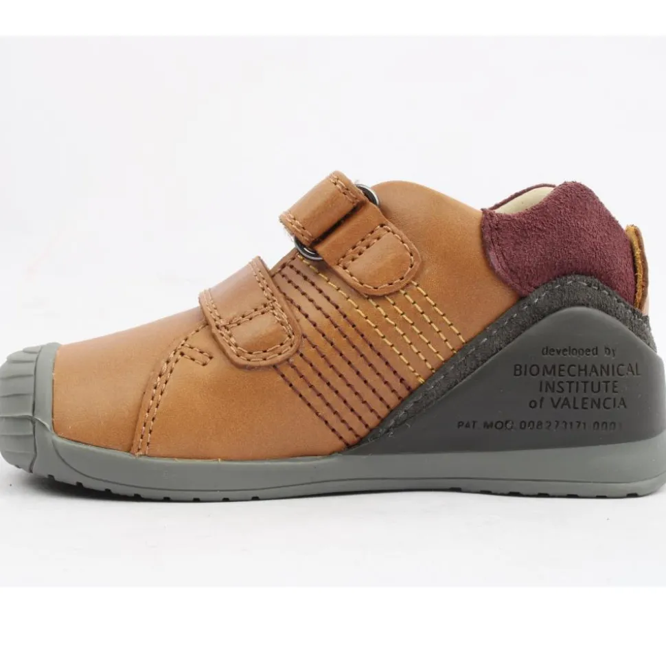 231122 Velcro Shoe - Tan