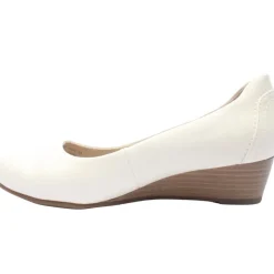 22376 Wedge Shoe - White